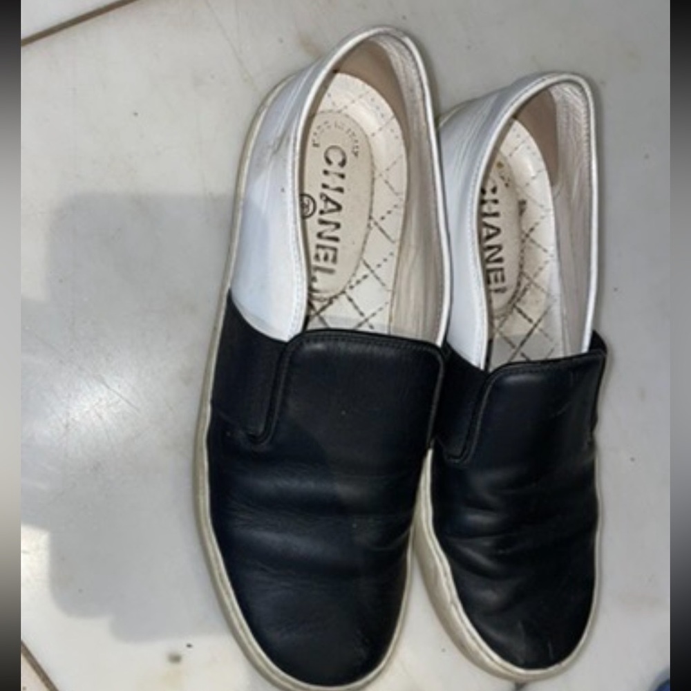 Chanel slip on shoe